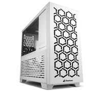 Sharkoon MS-Y1000 Micro Tower Vetro temperato USB 3.0 Bianco
