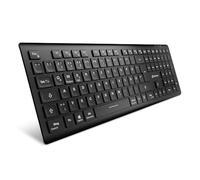 Sharkoon OfficePal K30W, Nero, Tastiera Senza Fili