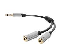 Sharkoon pmp35 cavo Combo Audio Adattatore 12 cm argento
