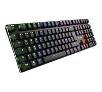 SHARKOON TECLADO GAMING (FRANCES) PUREWRITER RGB, Kailh Choc Low Profile Blue