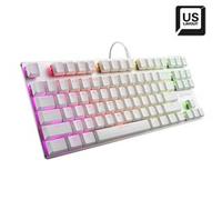 Sharkoon PureWriter TKL RGB Red toetsenbord USB QWERTY Amerikaans Engels Wit