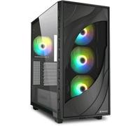 SHARKOON REBEL C80G RGB (SCHWARZ, TG) (REBEL C80G RGB)