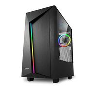 SHARKOON CASE ATX 2XUSB 3.0, VETRO TEMPERATO, 1X120MM FAN FRONT, 7 SLOT ESPANSIONE, 1XARGB RING FAN, ARGB CONTROLLER