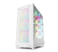 Sharkoon REV300 - Tower - PC - Schwarz - ATX - EATX - micro ATX - Mini-ITX - Geh?rtetes Glas - Taschenl?fter (4044951039593)