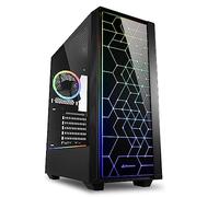 SHARKOON CASE RGB LIT 100, ATX, 7 SLOTS EXPANSION, 2 USB 3.0, 1 USB 2.0, DRIVE BAY 2,5"/3,5