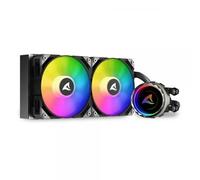 Sharkoon S80 RGB Case per computer, Processore Raffreddatore di liquidi tutto in