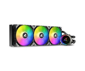 Sharkoon S90 RGB Custodia per PC, processore Raffreddatore a liquido tutto in uno 12 cm Nero 1 pezzo - Nouvo