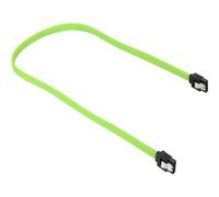 Sata 3 cavo SATA 0,45 m SATA 7-pin Nero, Verde verde, 0,45 m, SATA III, SATA 7-pin, SATA 7-pin, Maschio/Maschio, Nero, Verde