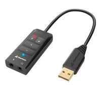 Sharkoon SB2 USB Sound Card 2 x 3,5 mm TRRS Jack