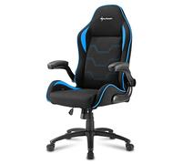 Sharkoon - Sedia da Gaming in Tessuto, Colore: Nero/Blu