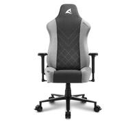 Sharkoon Sedia Gaming Sgs30 Fabric In Tessuto Dimensioni Comfort Nero E Bianco