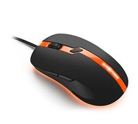 Sharkoon Shark Force Pro Gaming Mouse (3200 DPI, fondo illuminato a LED, design ergonomico), arancione