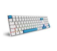 Sharkoon SGK50 S2 PBT Bianco, RGB, Gateron GPRO Giallo