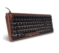 SHARKOON SKILLER SGK50 S2 Wood PBT holz/schwarz DE-Layout Gateron G Pro 3.0
