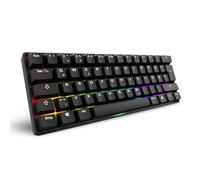 Sharkoon Skiller SGK50 S4 Gen2 PBT, nero, Gateron G-Pro Yellow, 60% layout DE