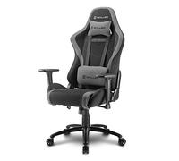 Sedia gaming Sharkoon Skiller SGS2 in tessuto, regolabile con base in acciaio nero - grigio