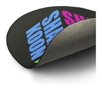 SHARKOON - Tappetino per Mouse Gaming Skiller SFM11 Cube Diametro 120 cm Base Antiscivolo - Rosa / Verde / Blu