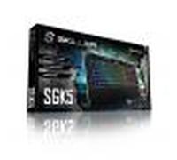SHARKOON TASTIERA GAMING A MEMBRANA SKILLER SGK5 6 ZONE RGB, POGGIAPOLSI REMOVIBILE NEW