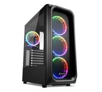 SHARKOON CASE TK5M RGB ATX 1XUSB 3.2, 2XUSB 3.0, VETRO TEMPERATO, 3X120MM FAN FRONT