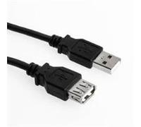 Sharkoon USB 2.0 USB forlÃ¦ngerkabel 1m Sort NEW