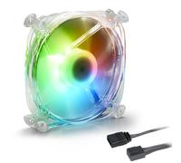 SHARKOON Shark Disc PWM RGB, ventola 120 x 120 x 25 mm, transparente