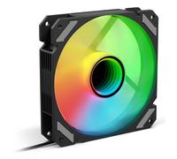 SHARKMIRRORRGBFANBLACK Sharkoon SHARK Mirror PWM RGB Case per computer Ventilato