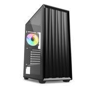 SHARKOON CASE ATX 2X U3, TEMPERED GLASS, 3X 120, 1X 120 ARGB FAN, ARGB CONTROLLER NERO