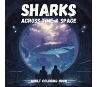 Sharks Across Time & Space: 50+ Megalodons, Dinosaurs, Space Sharks & Future Worlds to Color
