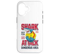 Sharks Graphic Tees - Wear Funny Shark Attack Graphic Design Custodia per iPhone 16