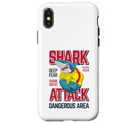 Sharks Graphic Tees - Wear Funny Shark Attack Graphic Design Custodia per iPhone X/XS