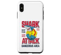 Sharks Graphic Tees - Wear Funny Shark Attack Graphic Design Custodia per iPhone XS Max