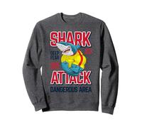 Sharks Graphic Tees - Wear Funny Shark Attack Graphic Design Felpa