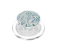 Sharks Turtles Shells Seaweed Green PopSockets PopGrip per MagSafe