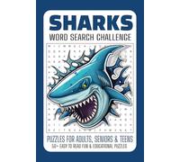 Sharks Word Search Book: Word Searches with Easy-to-Read Print about All Things Shark Related & More|6x9" 110 Pages|50+ Puzzles for Shark Lovers Young and Old