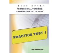 Sharon A Wynne Ceoe Opte Oklahoma Professional Teaching Examination (Tascabile)
