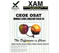 Sharon A Wynne Ceoe Osat Middle Level English Field 24 Teacher Certi (Tascabile)