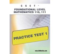 Sharon A Wynne Cset Foundational Level Mathematics 110, 111 Practice (Tascabile)