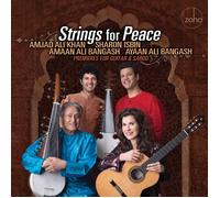 SHARON & AMJAD ALI KHAN ISBI Strings For Peace: Premieres For Guitar & Saro (CD)