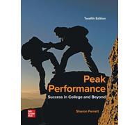 Sharon Ferrett Loose Leaf for Peak Performance (Rilegatura flessibile)