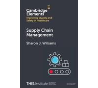 Sharon J. Williams Supply Chain Management (Tascabile)