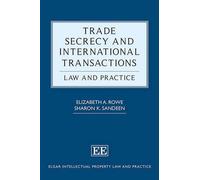 Sharon K. Sandeen Elizab Trade Secrecy and International Tran (Copertina rigida)