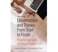Sharon L. Foster John D. Cone Deb Dissertations and Theses from Star (Tascabile)