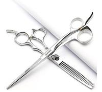 Sharonds 6Inch Parrucchiere Forbici Hairstyle Studio Salon Forbici High-End Parrucchiere Styling Forbici Made Slim Design (6 pollici, 2 pezzi-B)