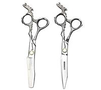 Sharonds professionali da parrucchiere 17.5 cm, a mano giapponese 440 C forbici per capelli e sottile set