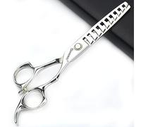 SHARONDS Set professionale di forbici da parrucchiere da 6 pollici, forbici da parrucchiere affilate in acciaio inox, set grande (sbavature)