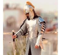 SHAROOANTIPAZ Il Signore degli Anelli Cavaliere Medievale Acciaio Larp Elfico Completo Body Armatura Tuta Cosplay