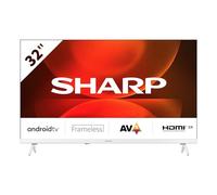 Sharp 32" HD Ready Android TV 81,3 cm (32") Smart TV Wi-Fi Bianco