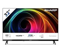 Sharp 32HA1305E TV 32” LED HD Ready 60Hz, HDMI, USB, Nero | TV Sharp 32” LED HD Ready con pannello 60Hz, Active Motion 100, 3 HDMI, 2 USB, modalità hotel e tuner DVB-T2/S2.