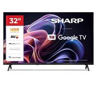 Sharp 32HF2365E - GOOGLE TV, 32" HD, FRAMELESS,60Hz, Bluetooth, Sonido 2x3W, HDMIx3,USBx2, Colore nero