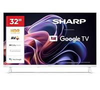 Sharp 32HF2365EW - GOOGLE TV, 32" HD,FRAMELESS,60Hz, Sonido 2x3W,HDMIx3,USBx2,USB, Colore bianco